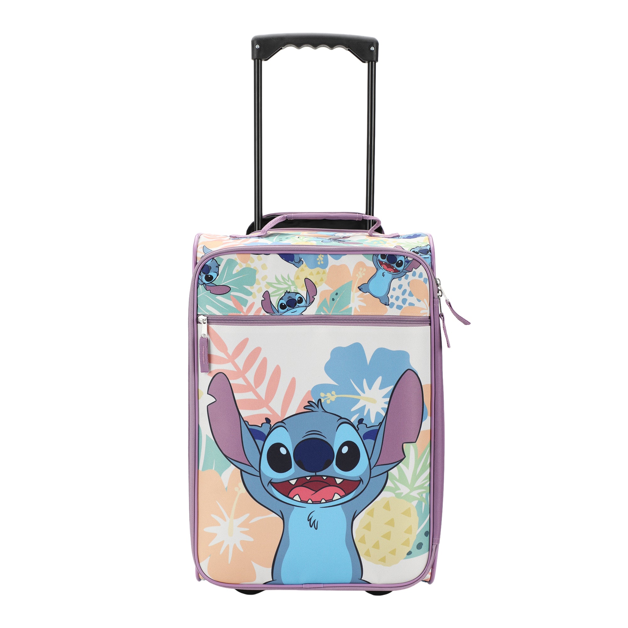 Lilo & Stitch Tropical Fruit & Flowers 18" Youth Pilot Case Carry On Luggage Suitcase