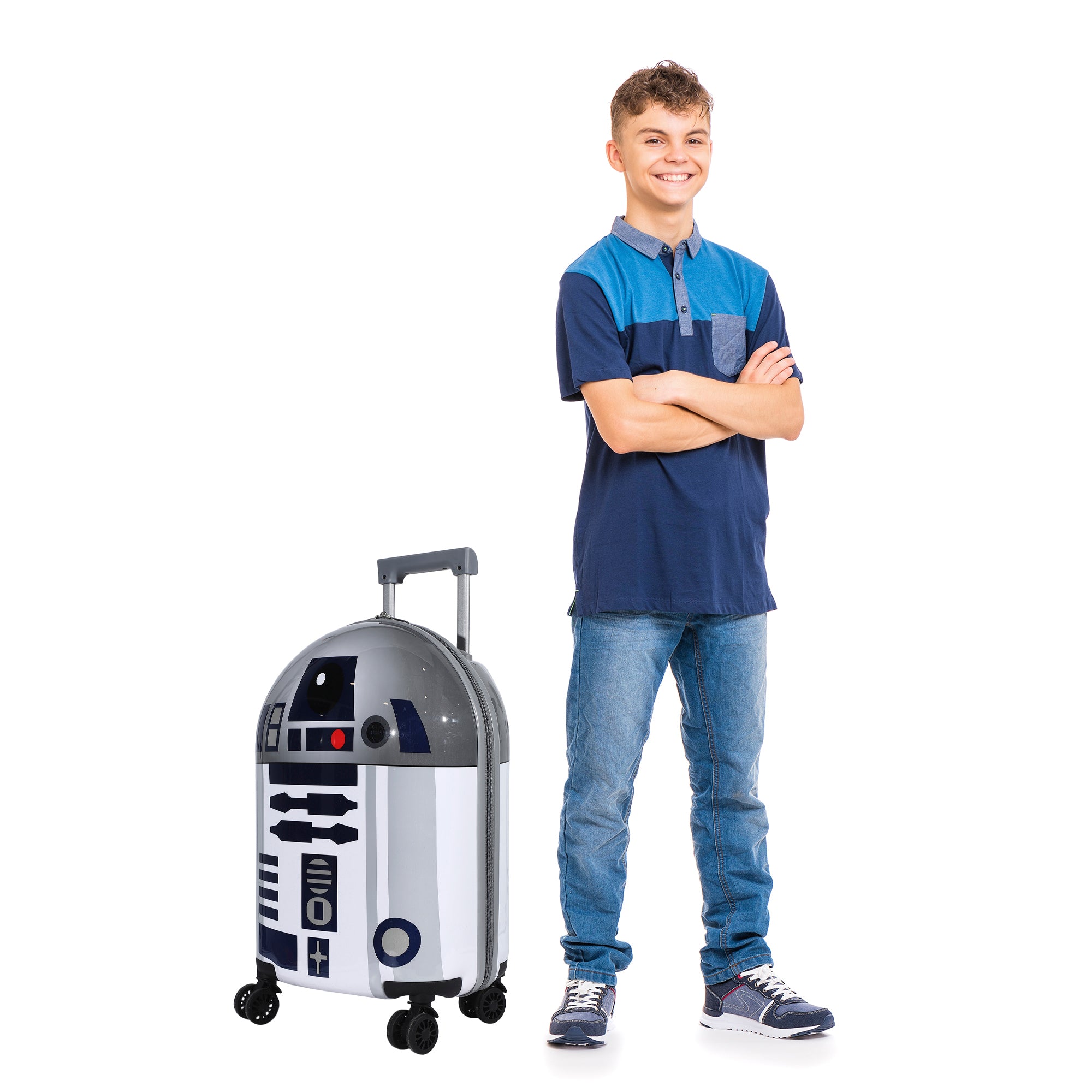 Star Wars: Rebels R2D2 light weight 22" Shaped Rolling Luggage