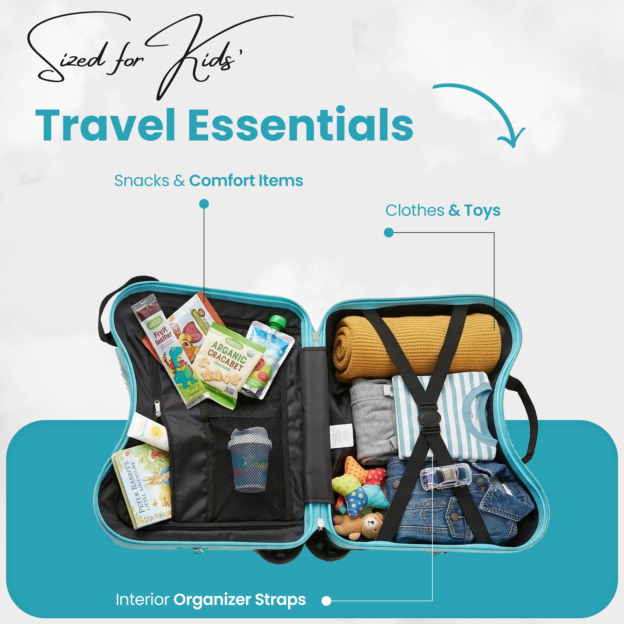 Disney Stitch Chill Vibes Children's Ride-On Luggage