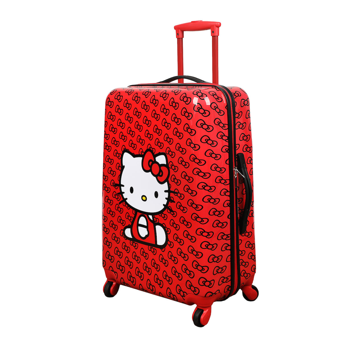 Hello Kitty 3-Piece Luggage Set - 20", 24", and 28" Rolling Suitcases