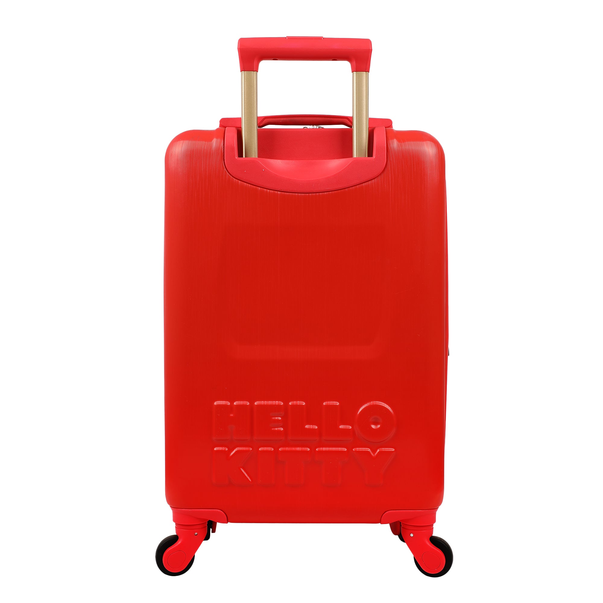 Hello Kitty Character Print Red 20" Carry-On Adult Hardside Carry-On Rolling Luggage