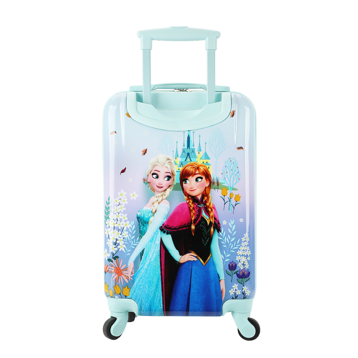 Frozen Elsa & Anna Arendelle Castle 20" Rolling Luggage