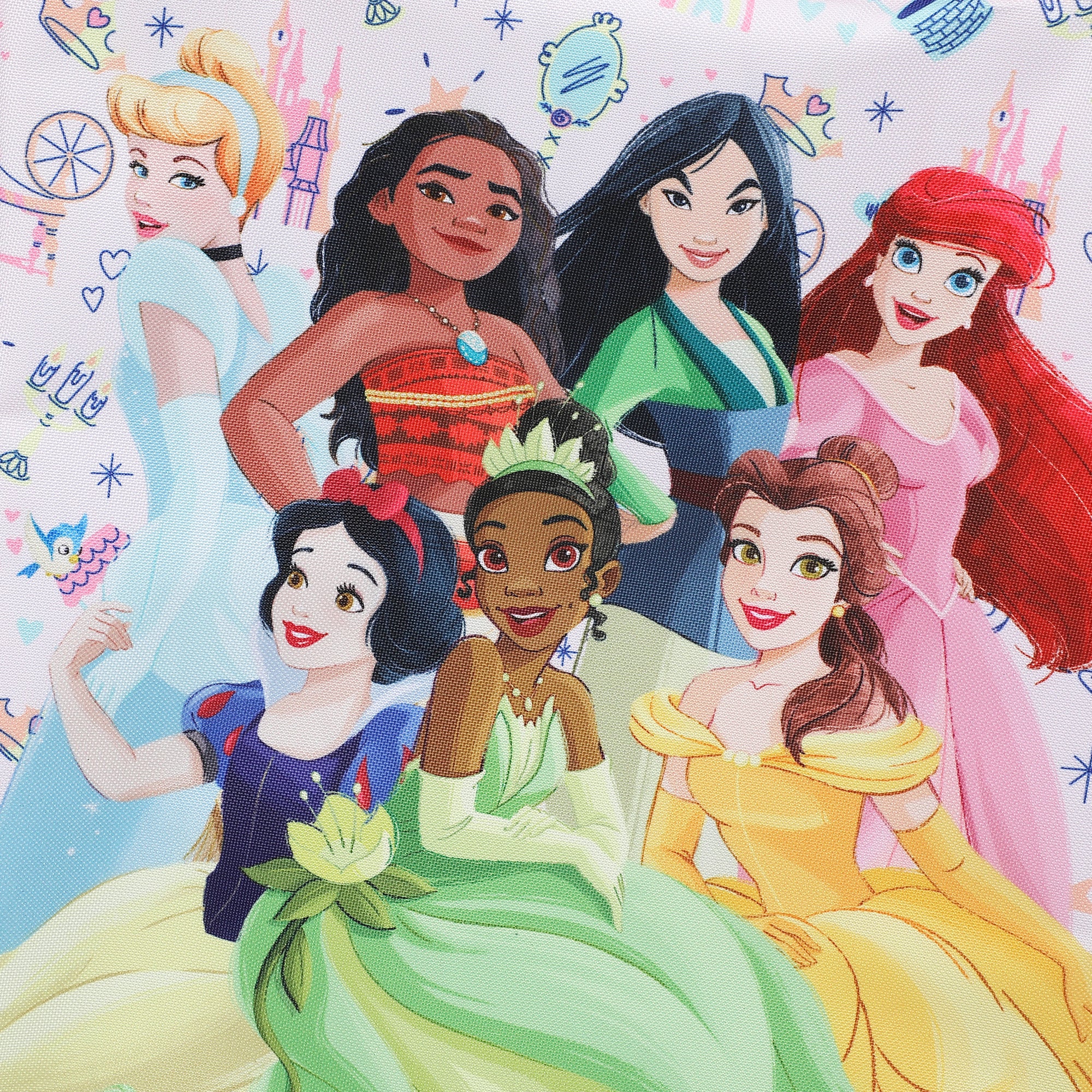 Disney Princess Group Shot & Icons 14" Youth Pink Pilot Case