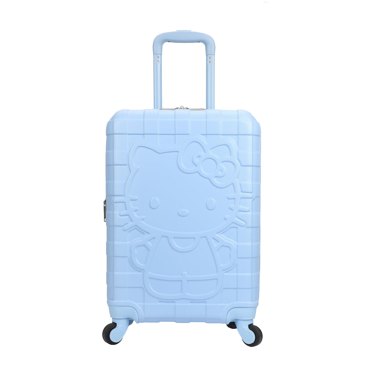 Hello Kitty Blue Checkered Adult 20" Rolling Luggage