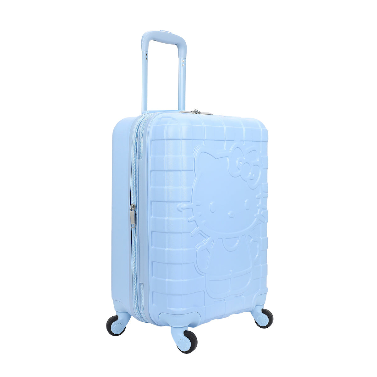 Hello Kitty Blue Checkered Adult 20" Rolling Luggage