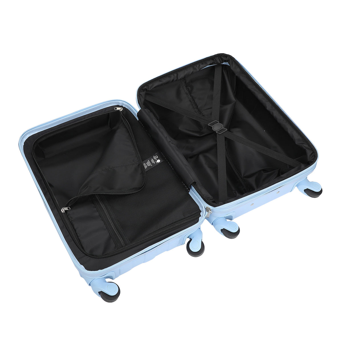 Hello Kitty Blue Checkered Adult 20" Rolling Luggage