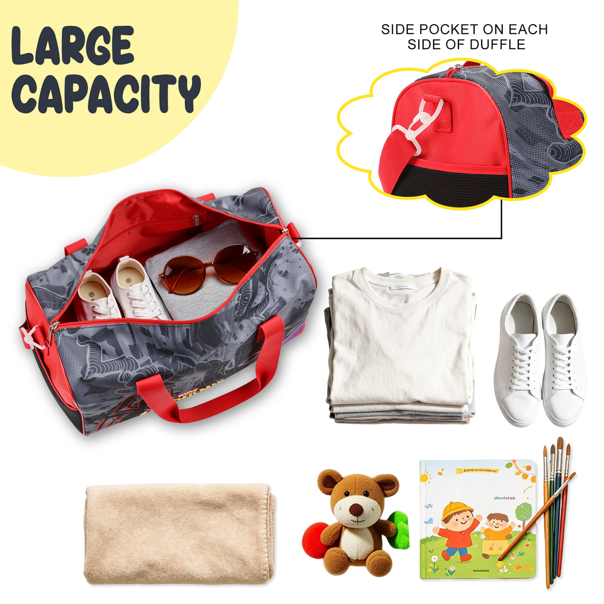 Spider-Man & Miles Morales 4-Piece Youth Travel Set