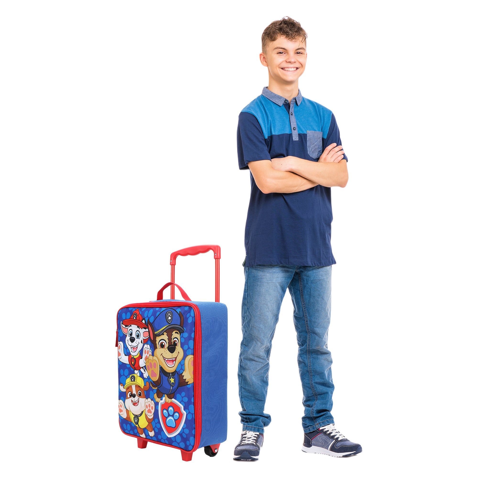 Paw Patrol Action Group Shot 14" Youth Blue Pilot Case