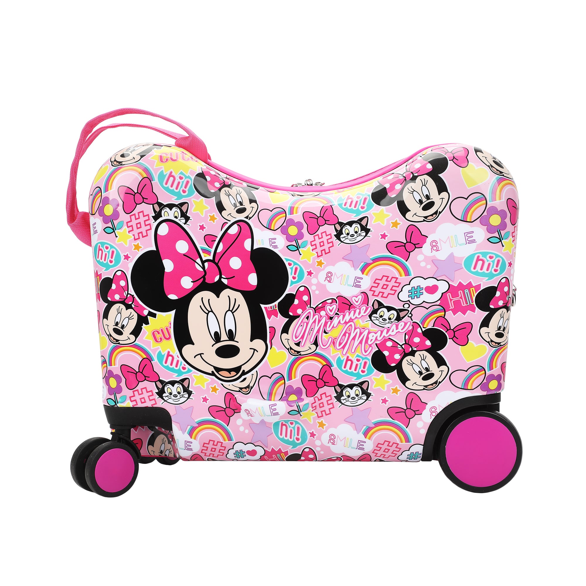Minnie Mouse Ride-On 18" Suitcase For Kids & Toddlers