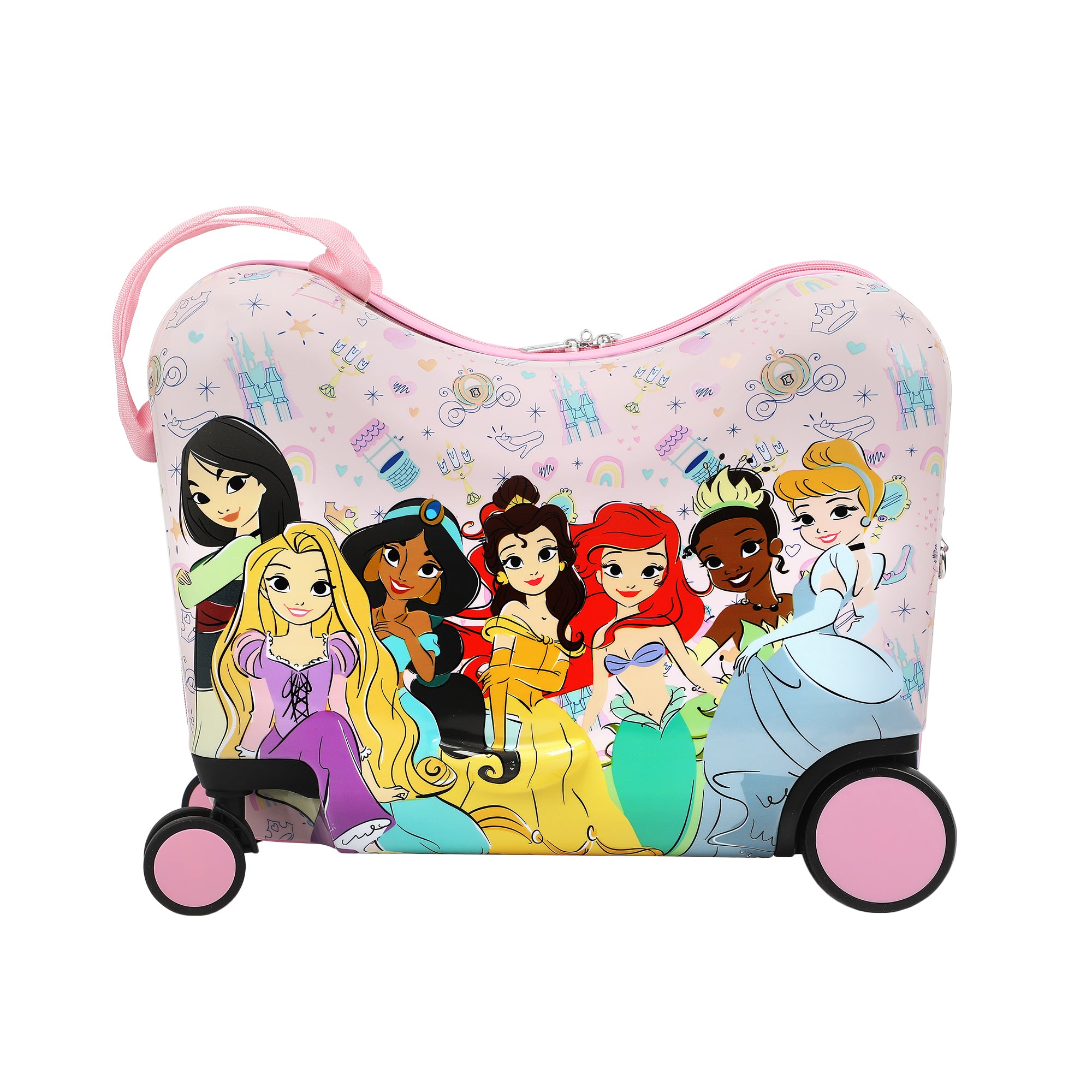 Disney Princesses Ride-On 18" Suitcase For Kids & Toddlers