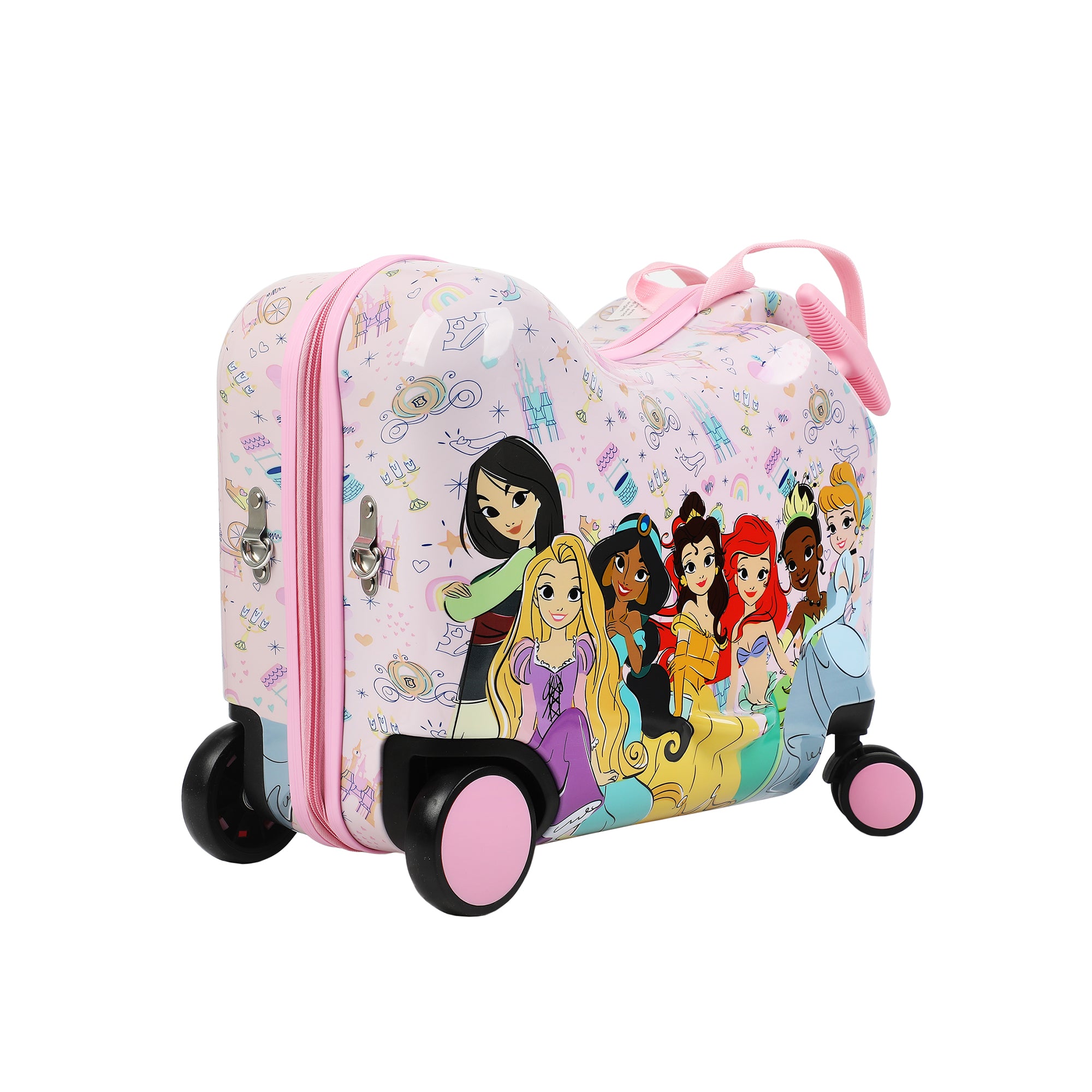 Disney Princesses Ride-On 18" Suitcase For Kids & Toddlers
