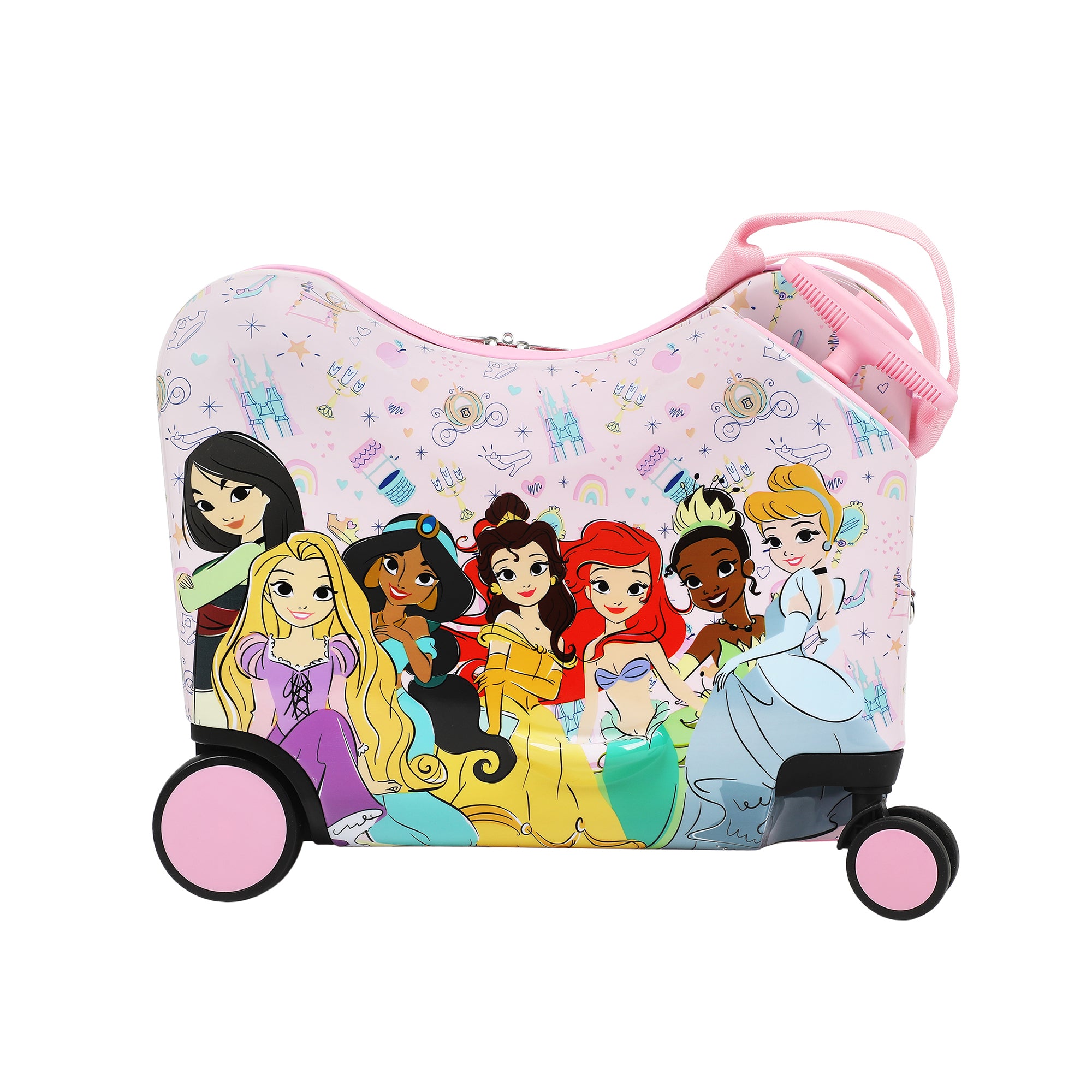 Disney Princesses Ride-On 18" Suitcase For Kids & Toddlers