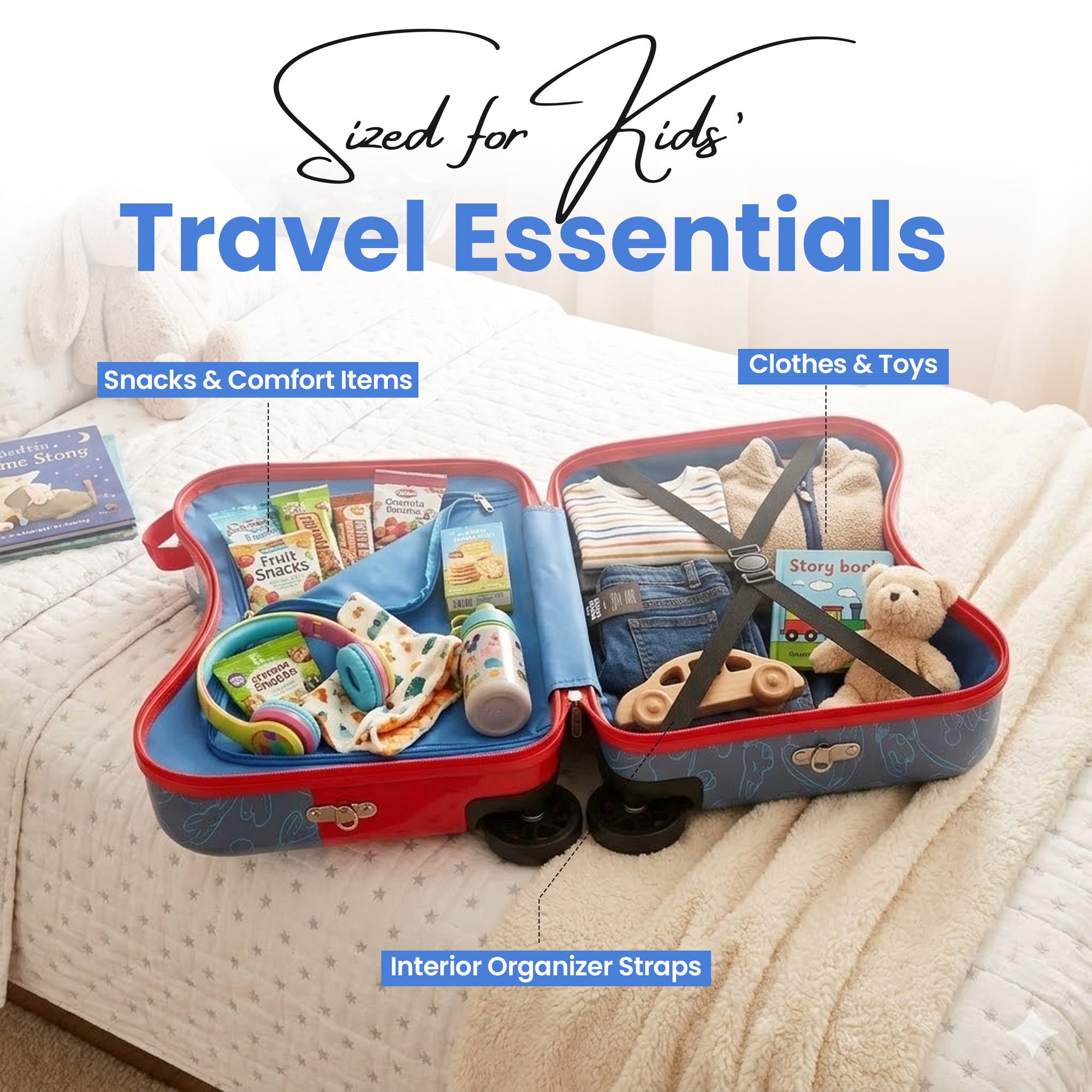 Disney Mickey Mouse 18" Toddler Ride-On Luggage