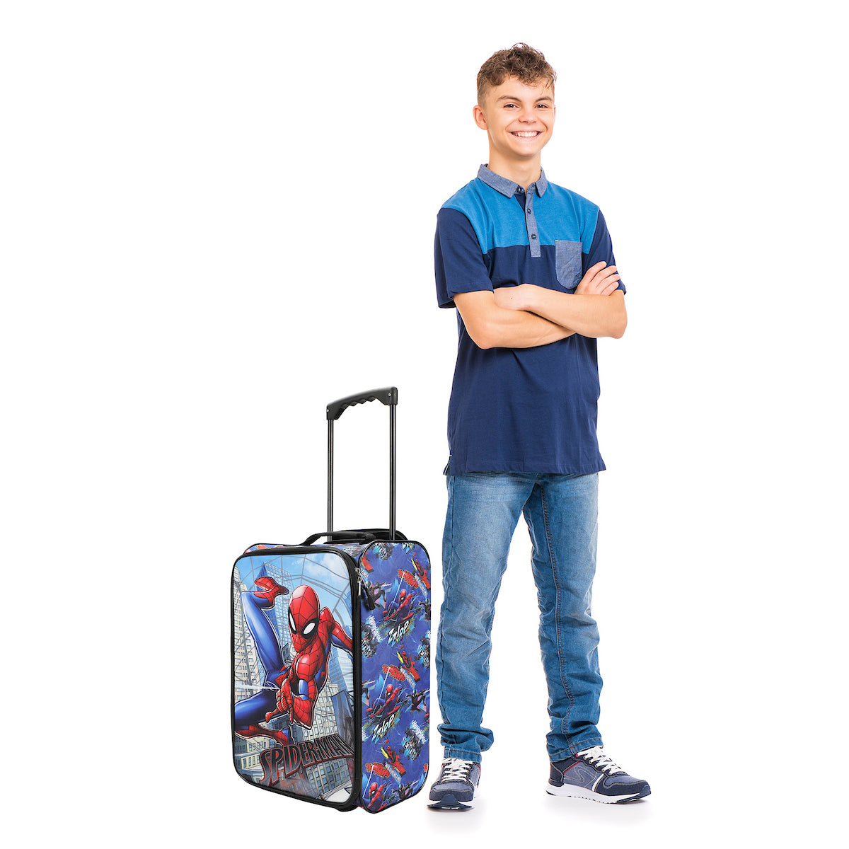 Spider-Man Peter & Miles Blue 18" Pilot Case