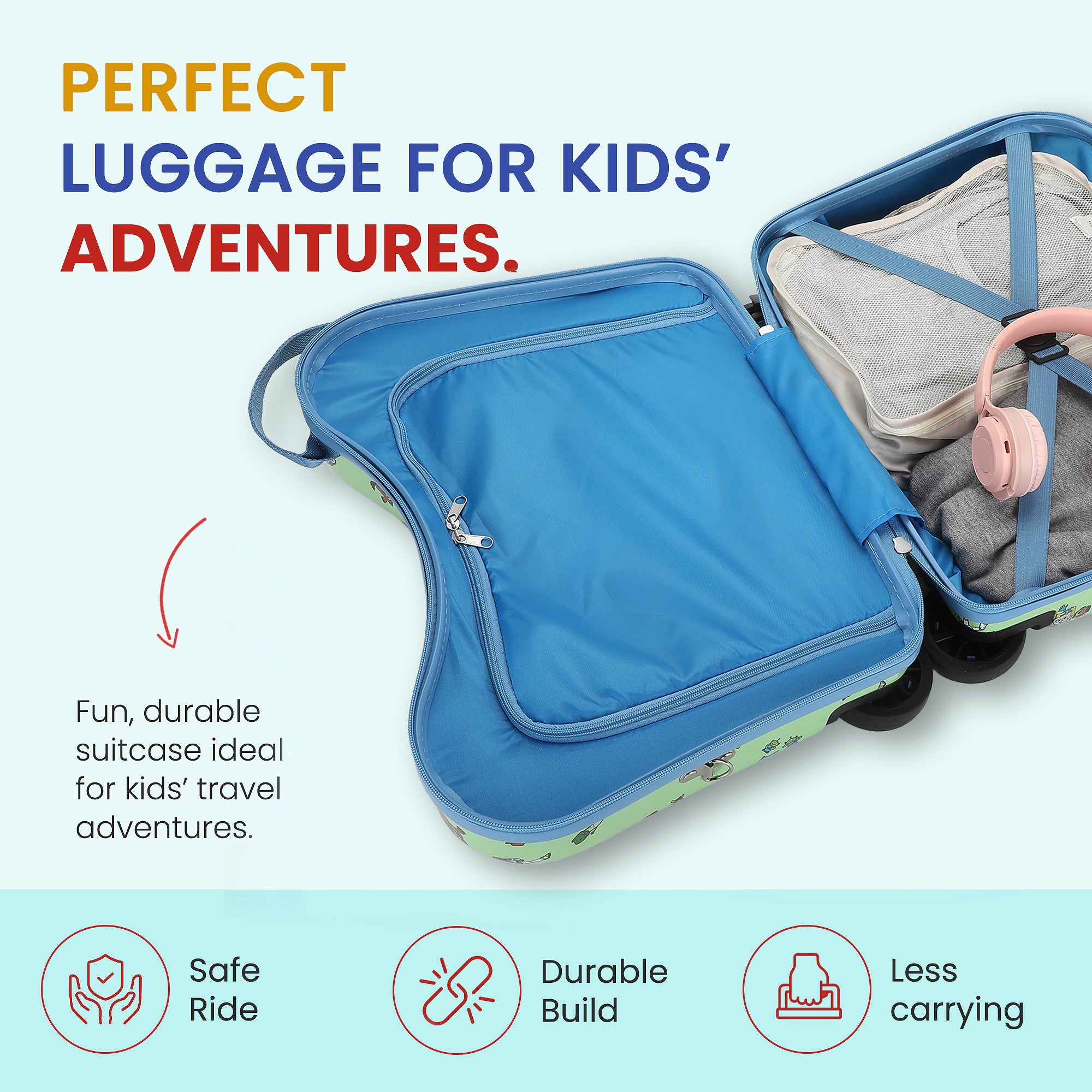 Toy Story Kids Ride-On 15" Luggage For Travel and Adventures