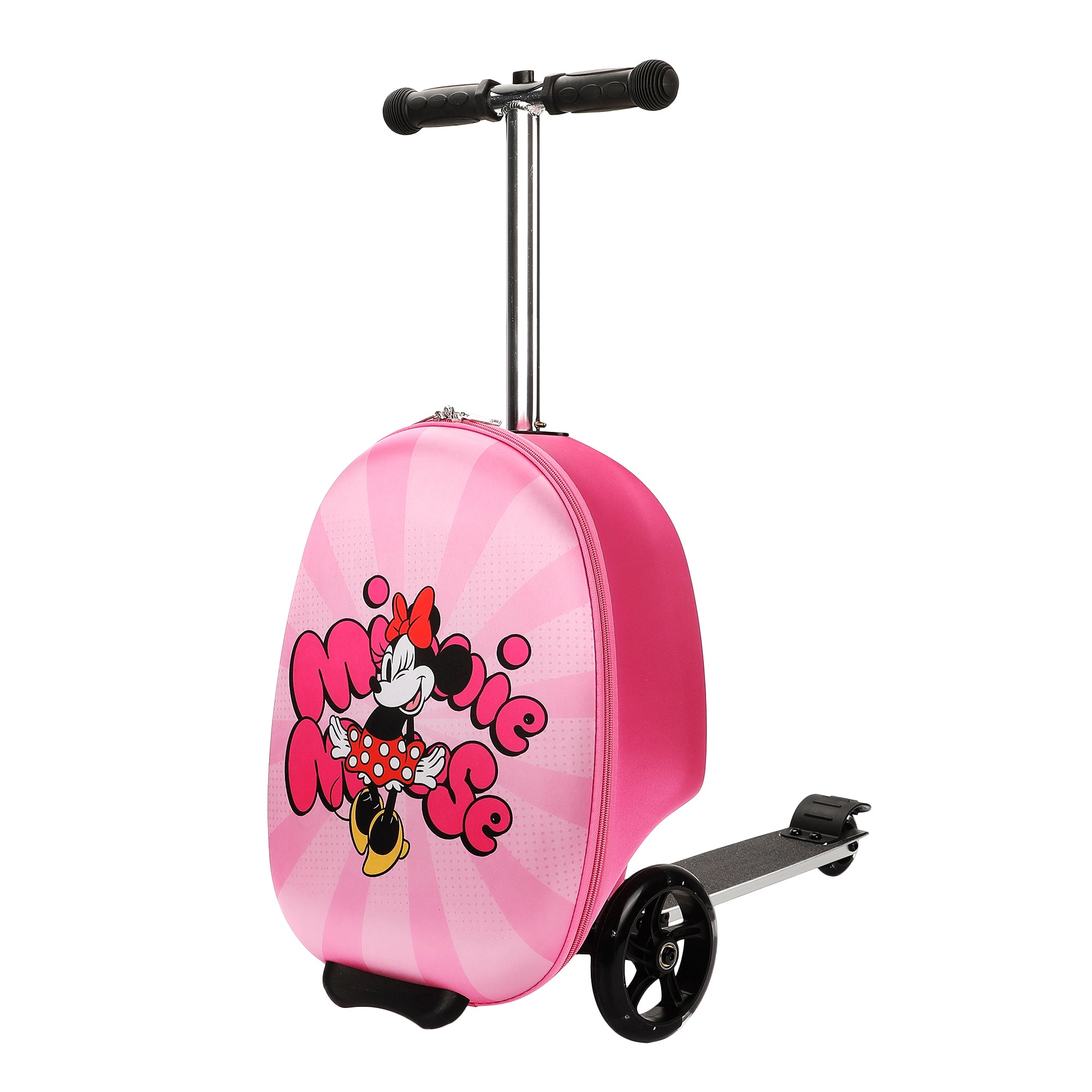 Minnie Mouse Kids' 2-in-1 Suitcase (18") and Scooter Combination