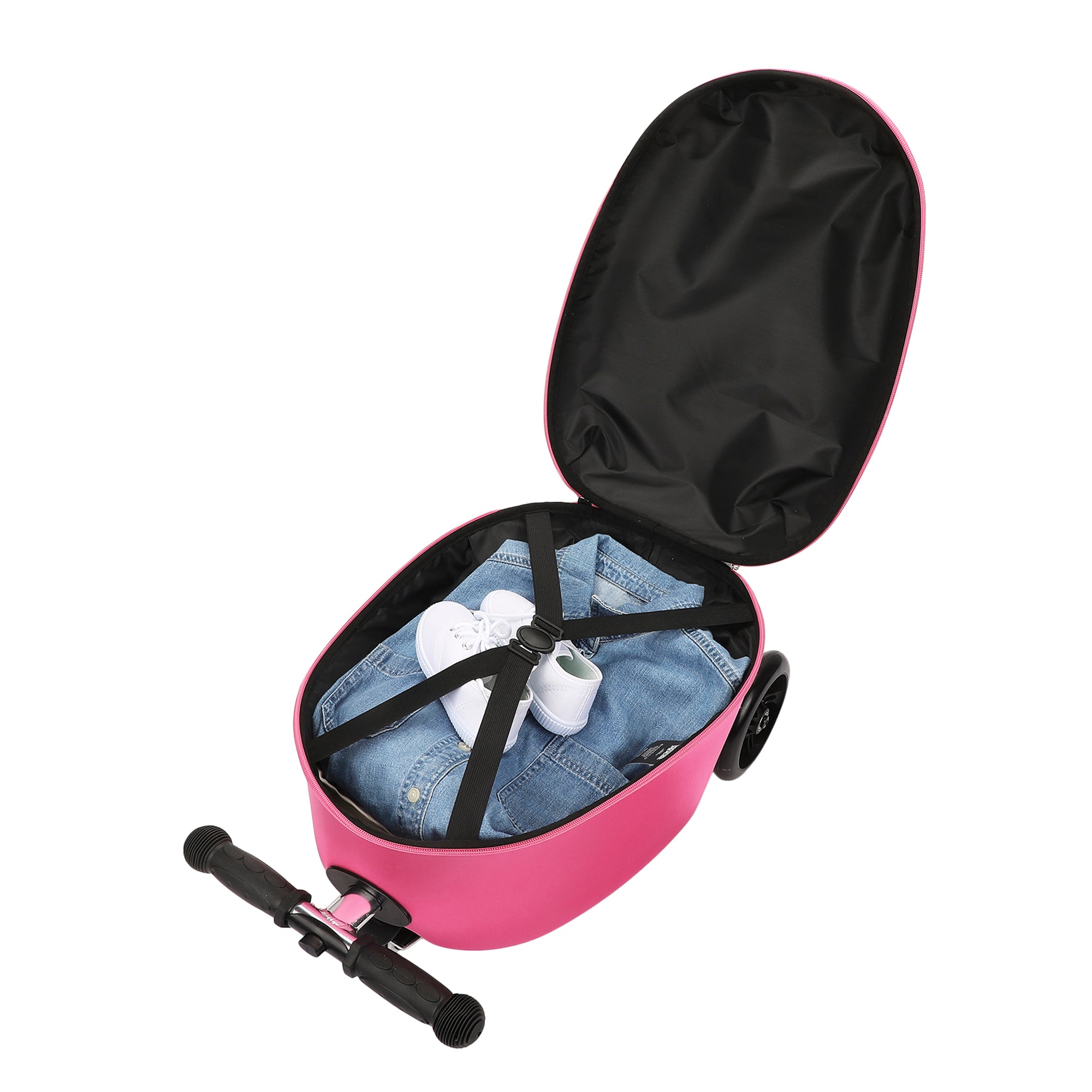 Minnie Mouse Kids' 2-in-1 Suitcase (18") and Scooter Combination
