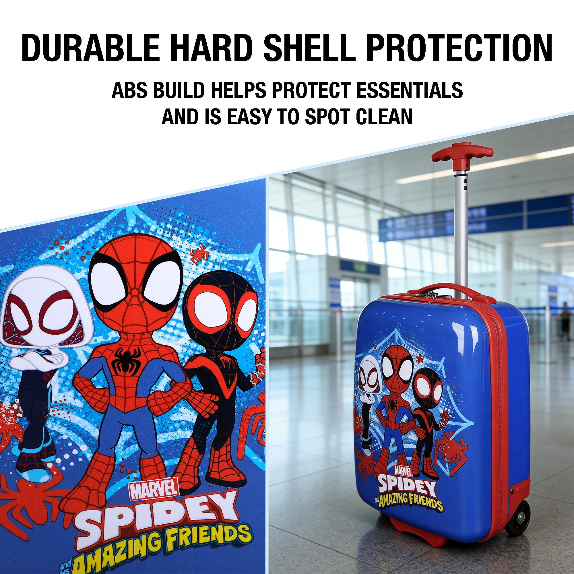 Spidey and His Amazing Friends Hero Group Shot Youth 2-Wheel Luggage