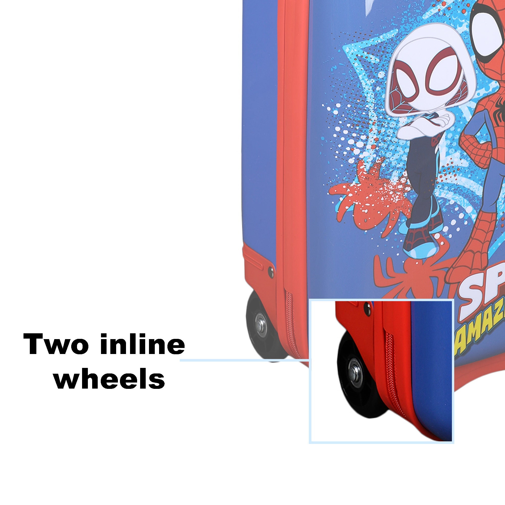Spidey and His Amazing Friends Hero Group Shot Youth 2-Wheel Luggage