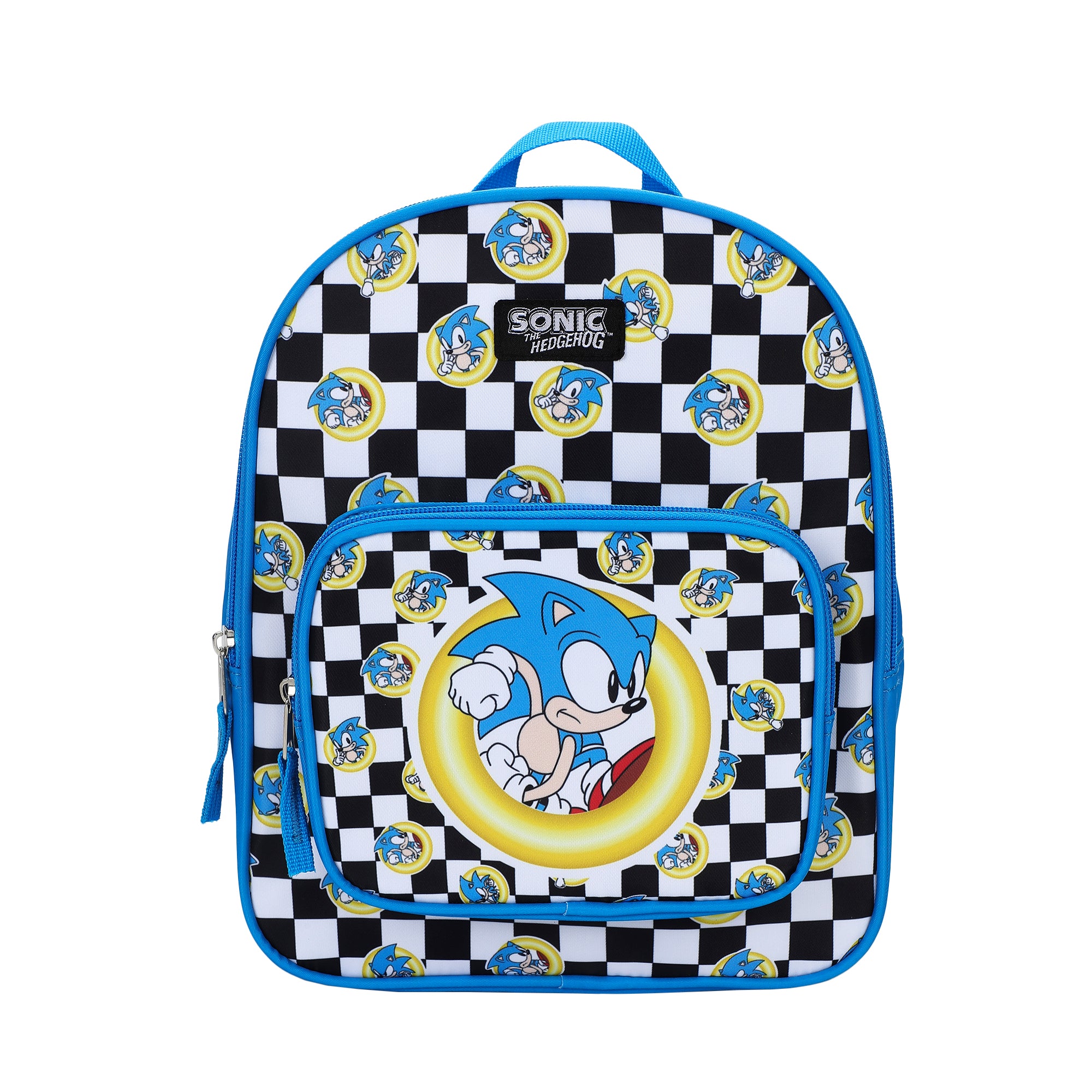 Sonic the Hedgehog Kids' 3-Piece Travel Set With Luggage, Backpack, and Neck Pillow