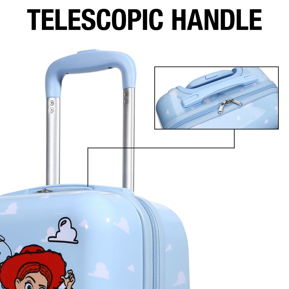 Toy Story Buzz Woody Jessie Cloud 20" ABS Luggage