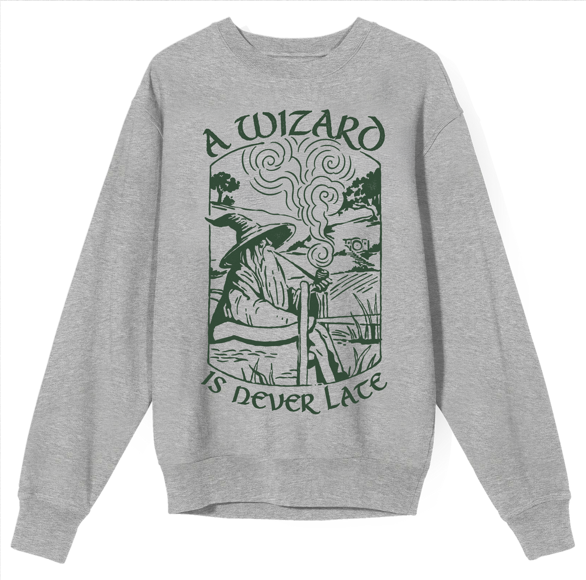 Lord Of The Rings Gandalf Wizard Graphic Sweatshirt for Adults