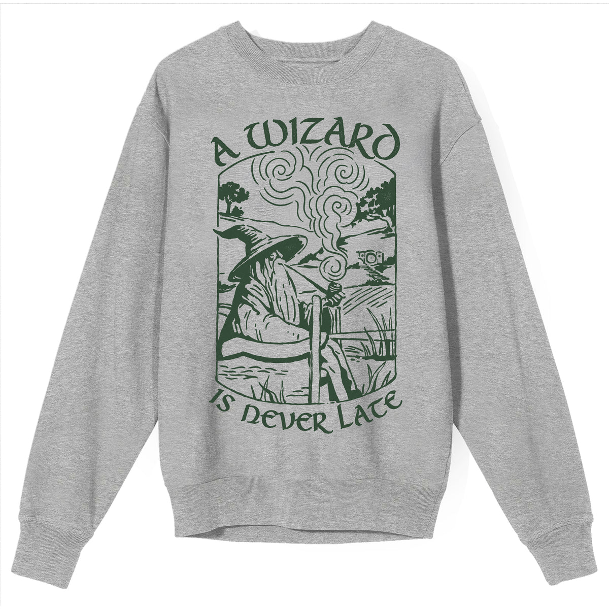 Lord Of The Rings Gandalf Wizard Graphic Sweatshirt for Adults