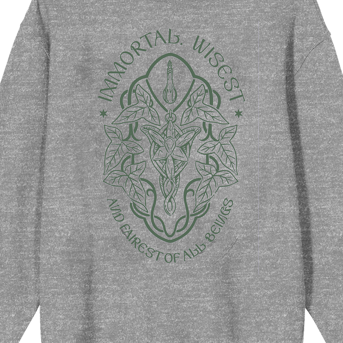 Lord Of The Rings Immortal Wisest Fairest Sweatshirt for Adults