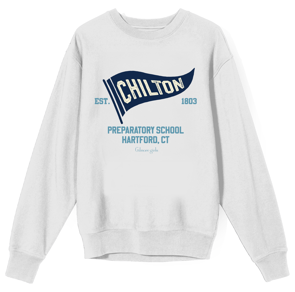 Gilmore Girls Chilton Preparatory Hartford CT Flag Sweatshirt