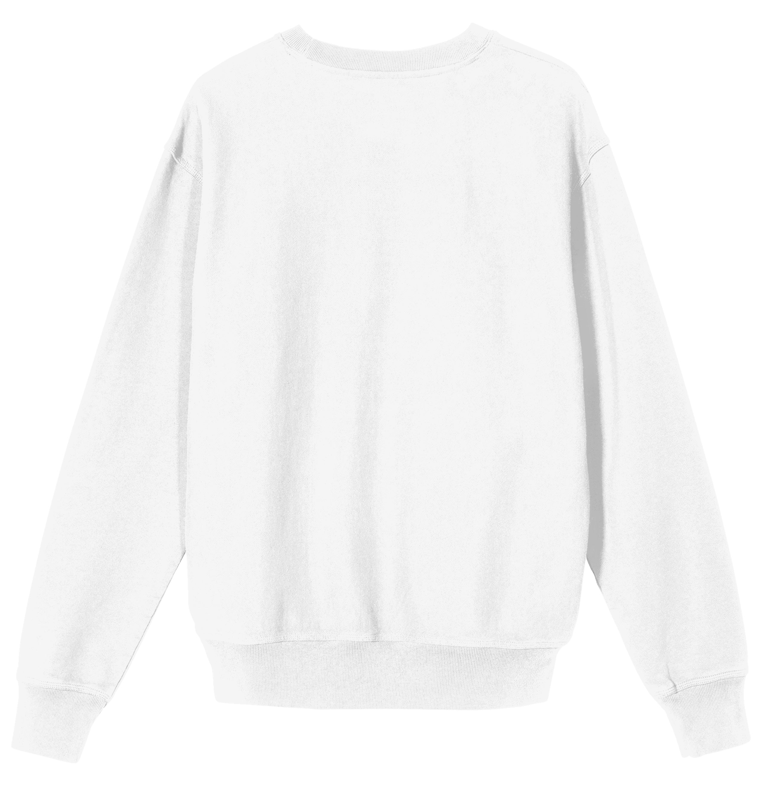 Shrek Donkey & Shrek Crew Neck Long Sleeve White Unisex Sweatshirt