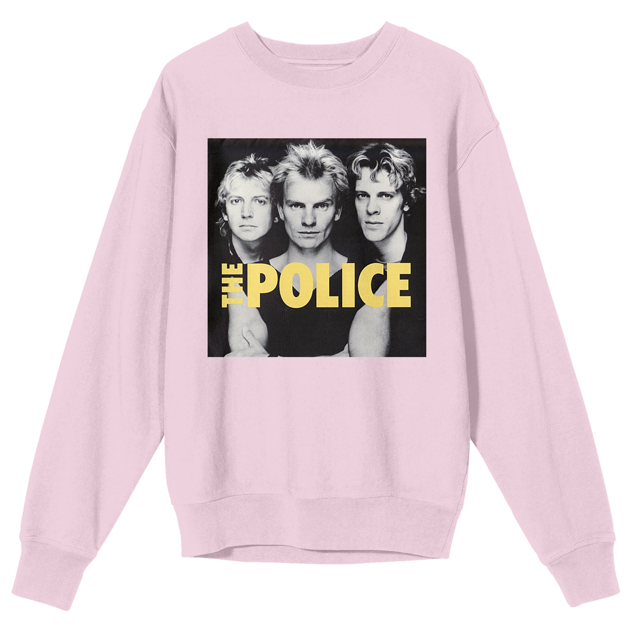 The Police Group Art Crew Neck Long Sleeve Cradle Pink Women's Sweatshirt