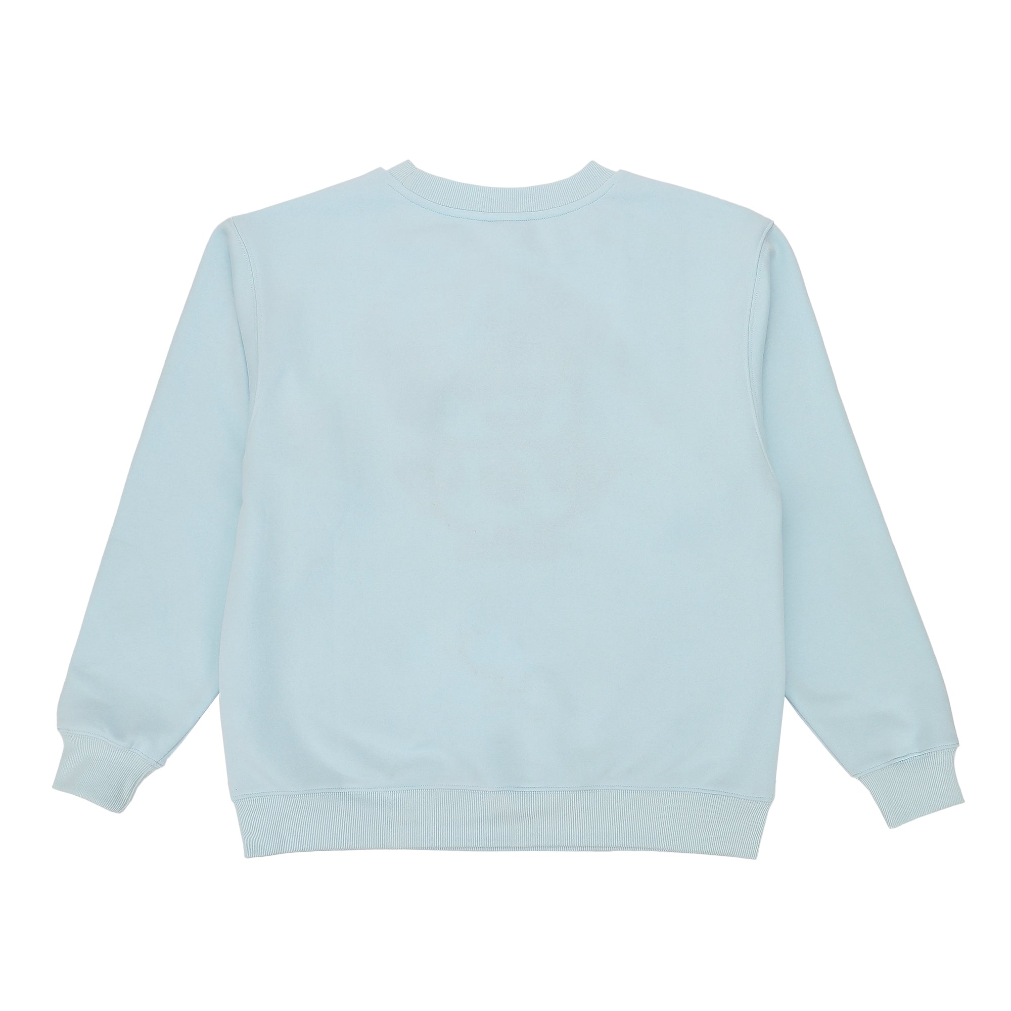 Minions Character Women's Blue Crew Neck Long Sleeve Sweatshirt