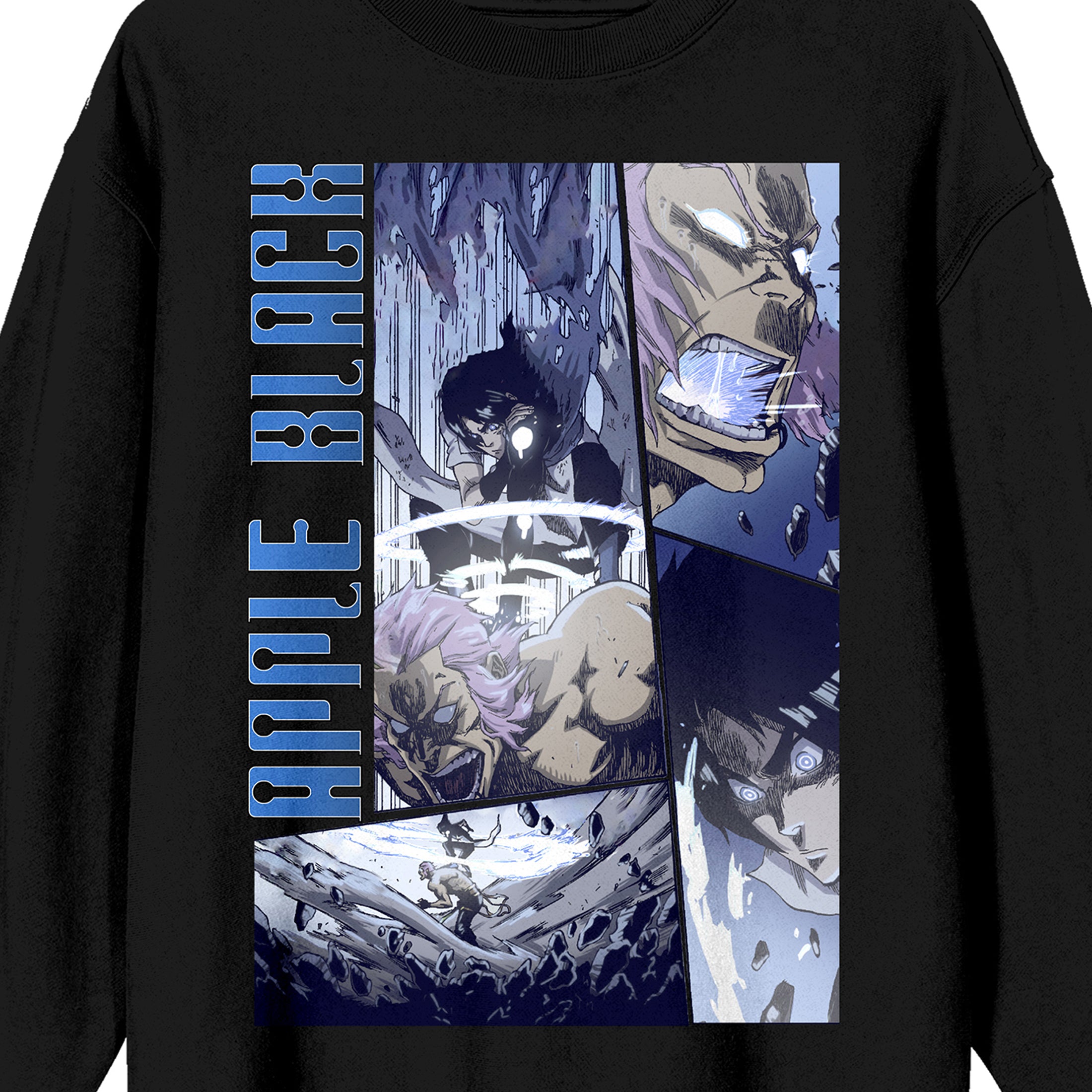 Apple Black Holy Ghost Ripple Adult Black Crew Neck Sweatshirt