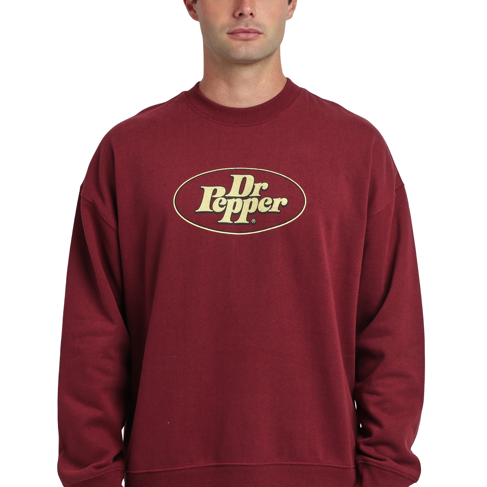 Dr Pepper “I’m A Pepper, You’re A Pepper” Men’s Oversized Crew Neck Sweatshirt