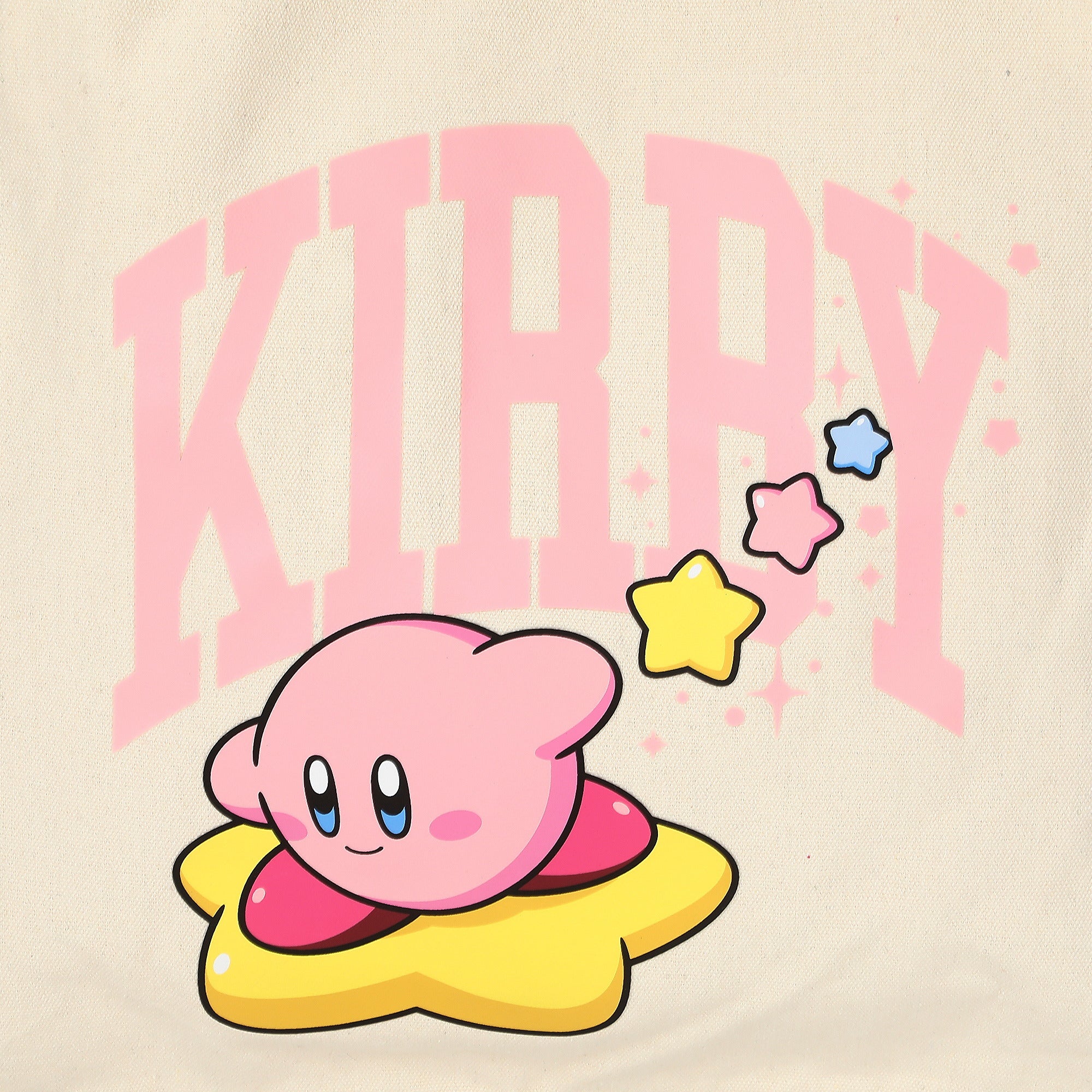 Kirby Warp Star Canvas Tote Bag, 15.5-Inch for Adults