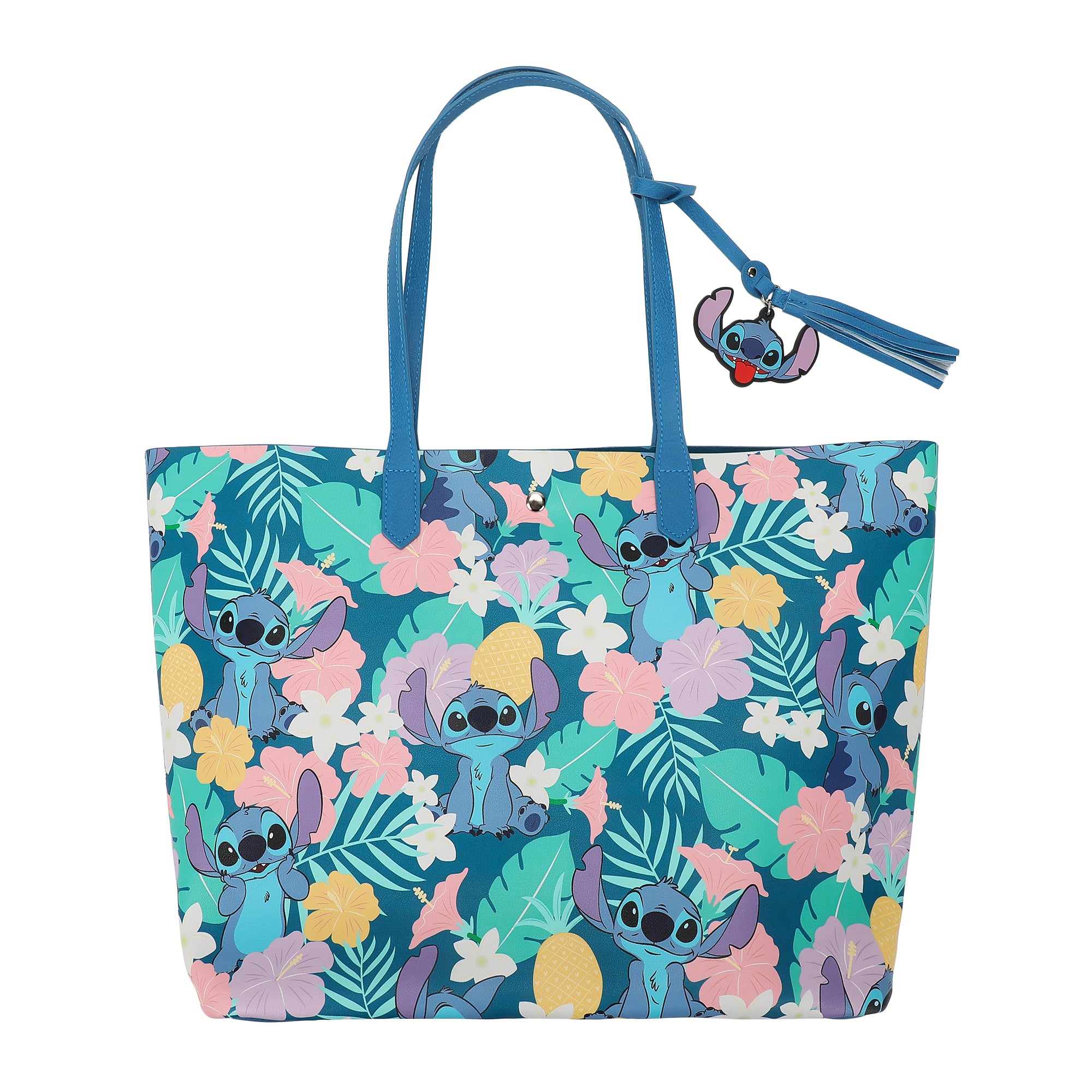 Disney's Stitch Floral Character Tote Bag