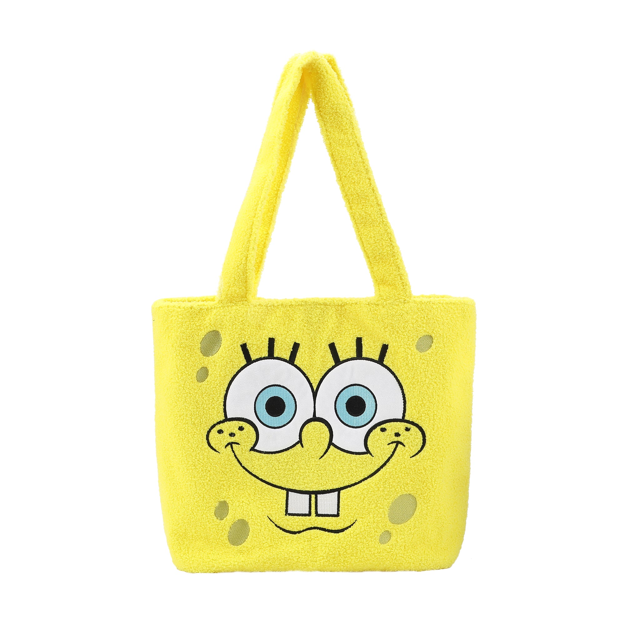 Spongebob Squarepants Character Face Yellow 16" Tote Bag