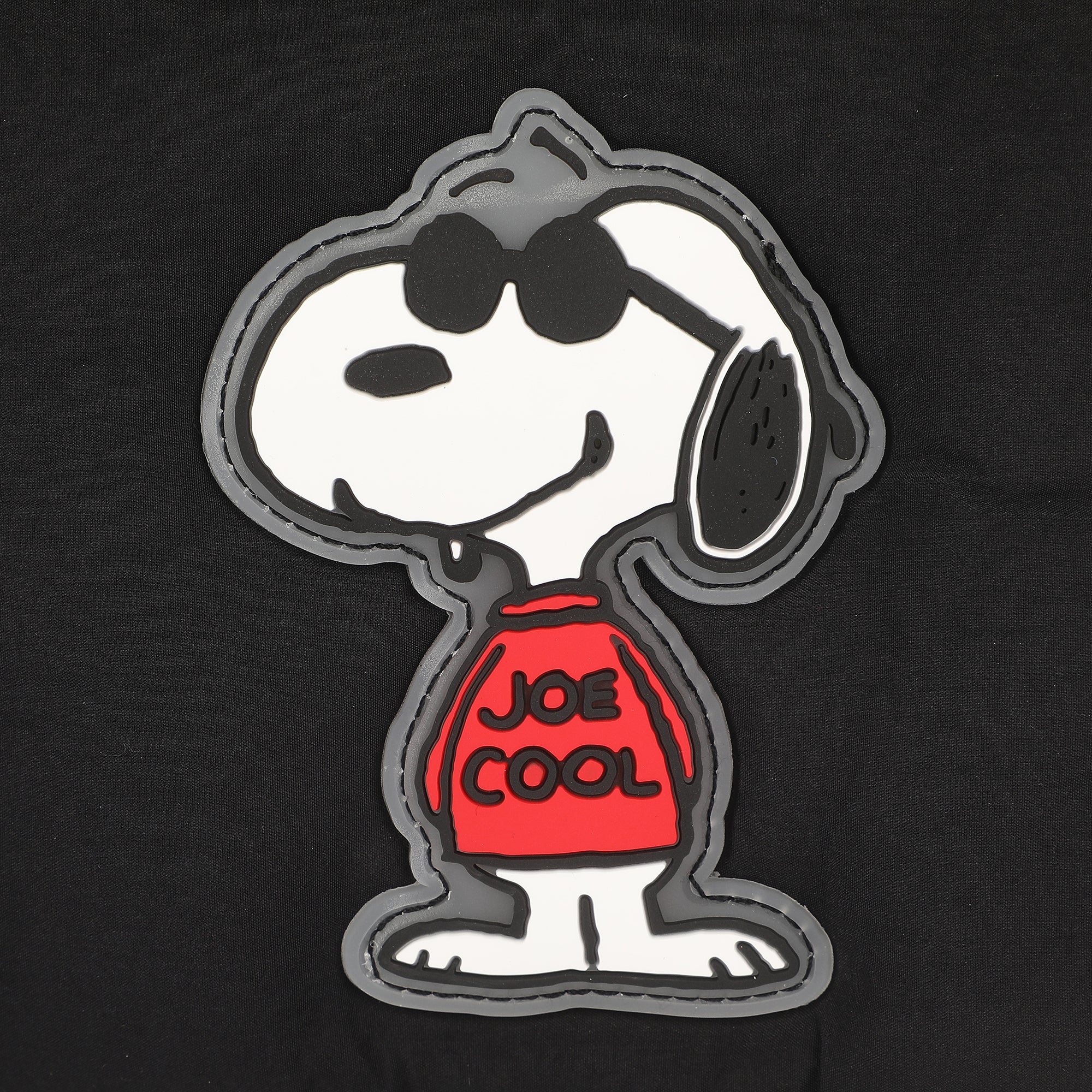 Peanuts Quilted Puffer Tote Bag with Rubber and PU Badge