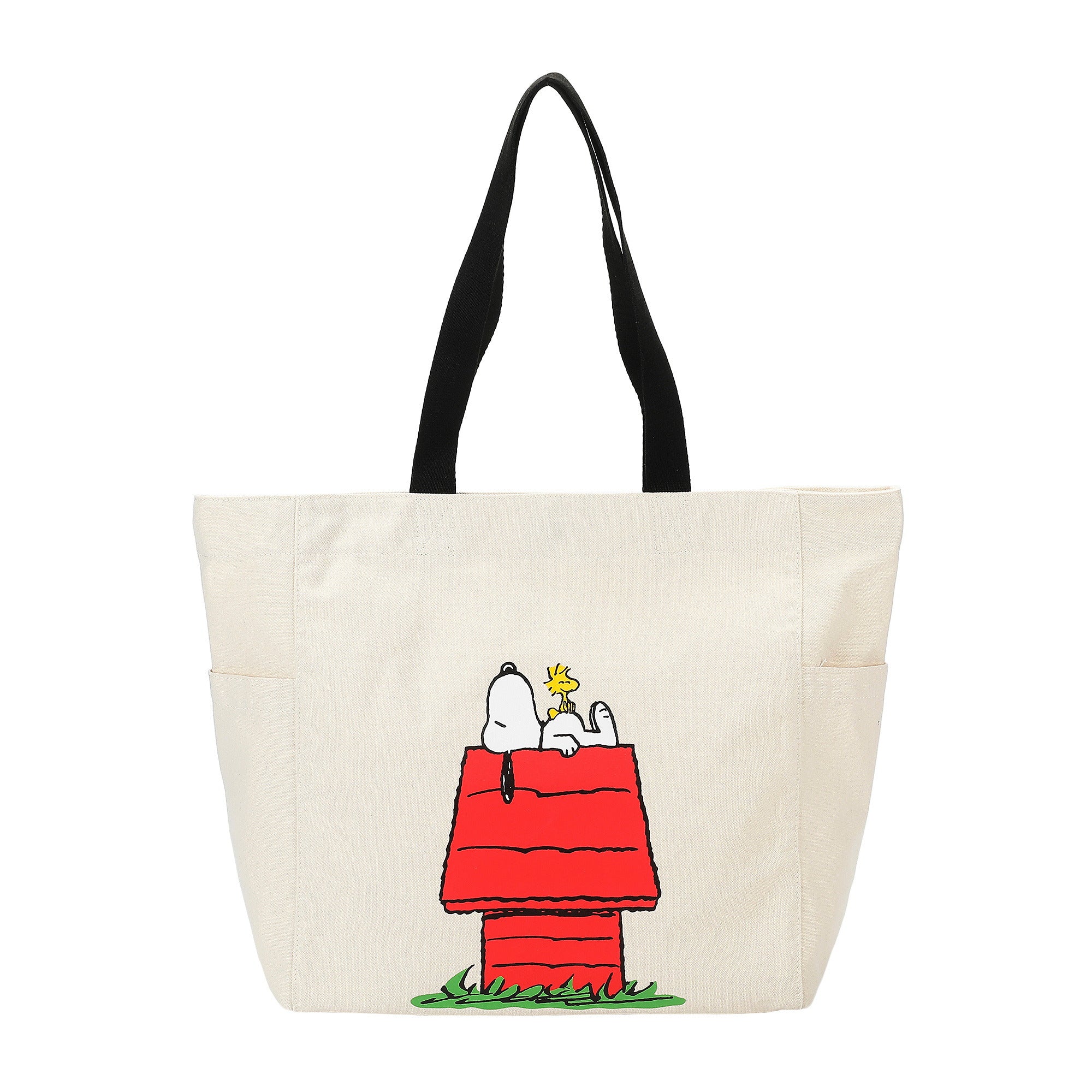 Peanuts Snoopy Transfer Print Natural 15.5" Canvas Tote Bag