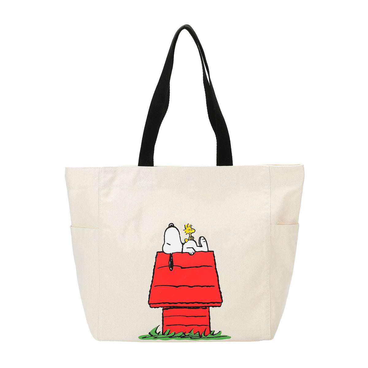 Peanuts Snoopy Transfer Print Natural 15.5" Canvas Tote Bag
