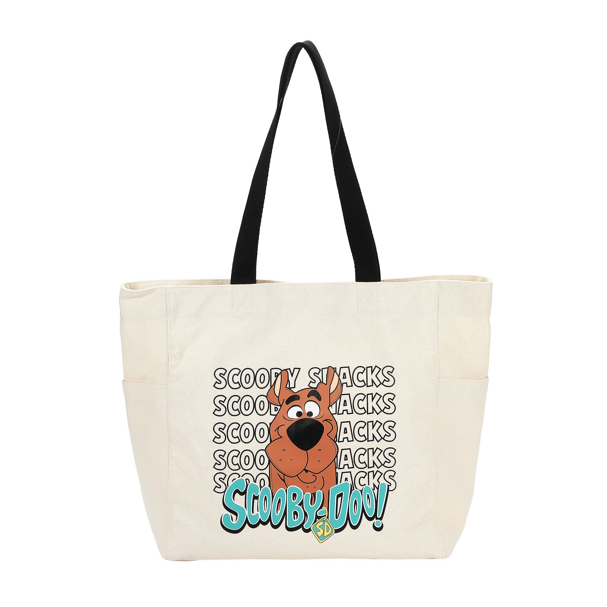 Scooby-Doo Snacks Print Tote Bag, 15.5-Inch for Adult Fans