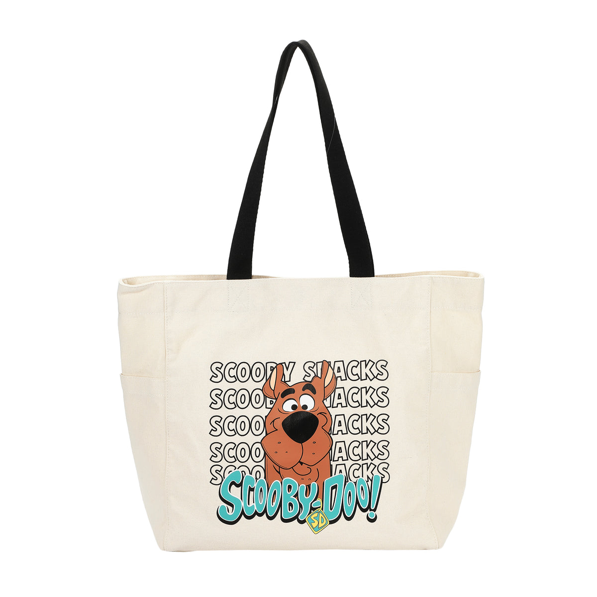 Scooby-Doo Snacks Print Tote Bag, 15.5-Inch for Adult Fans