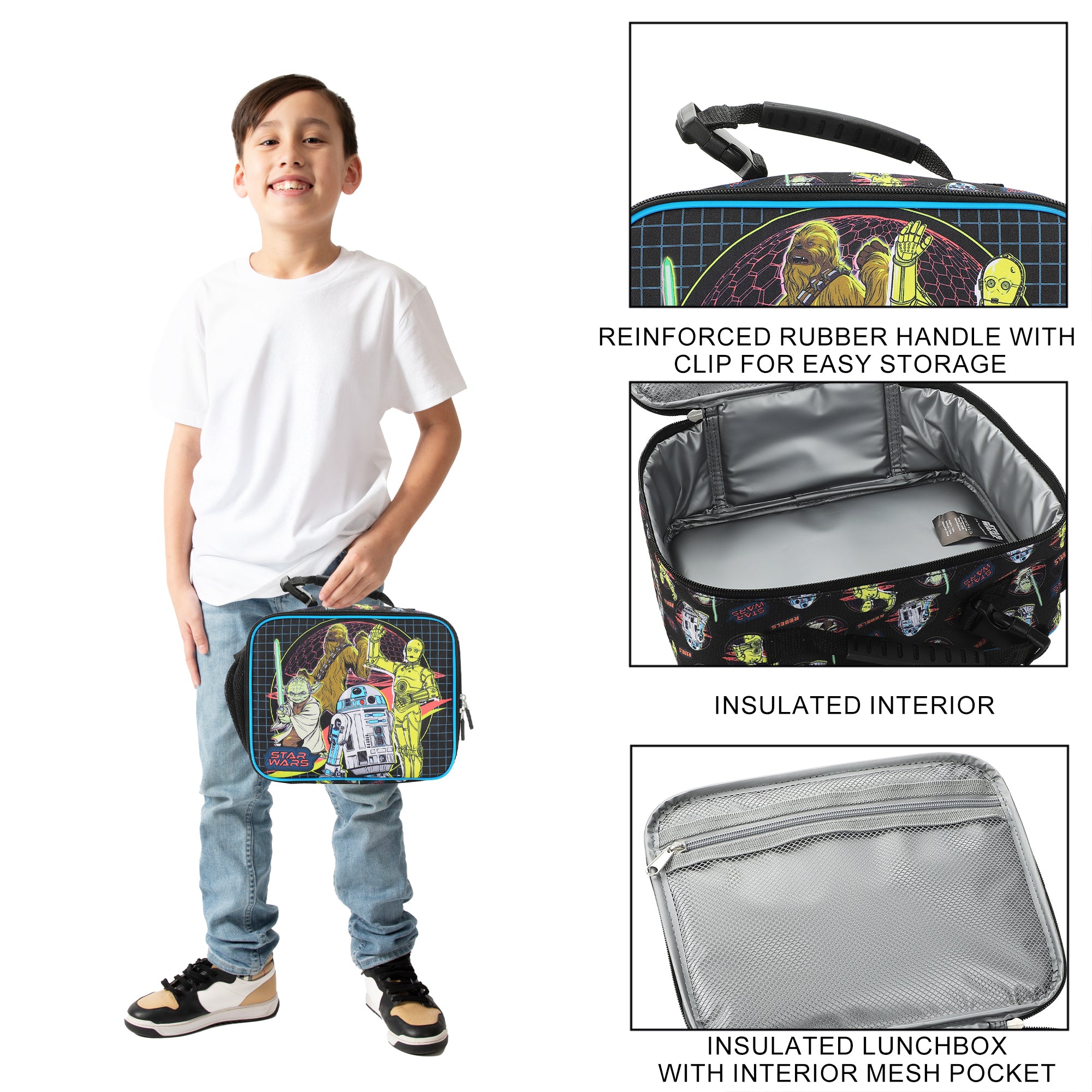 Star Wars Vintage-Inspired Characters Insulated Lunch Kit