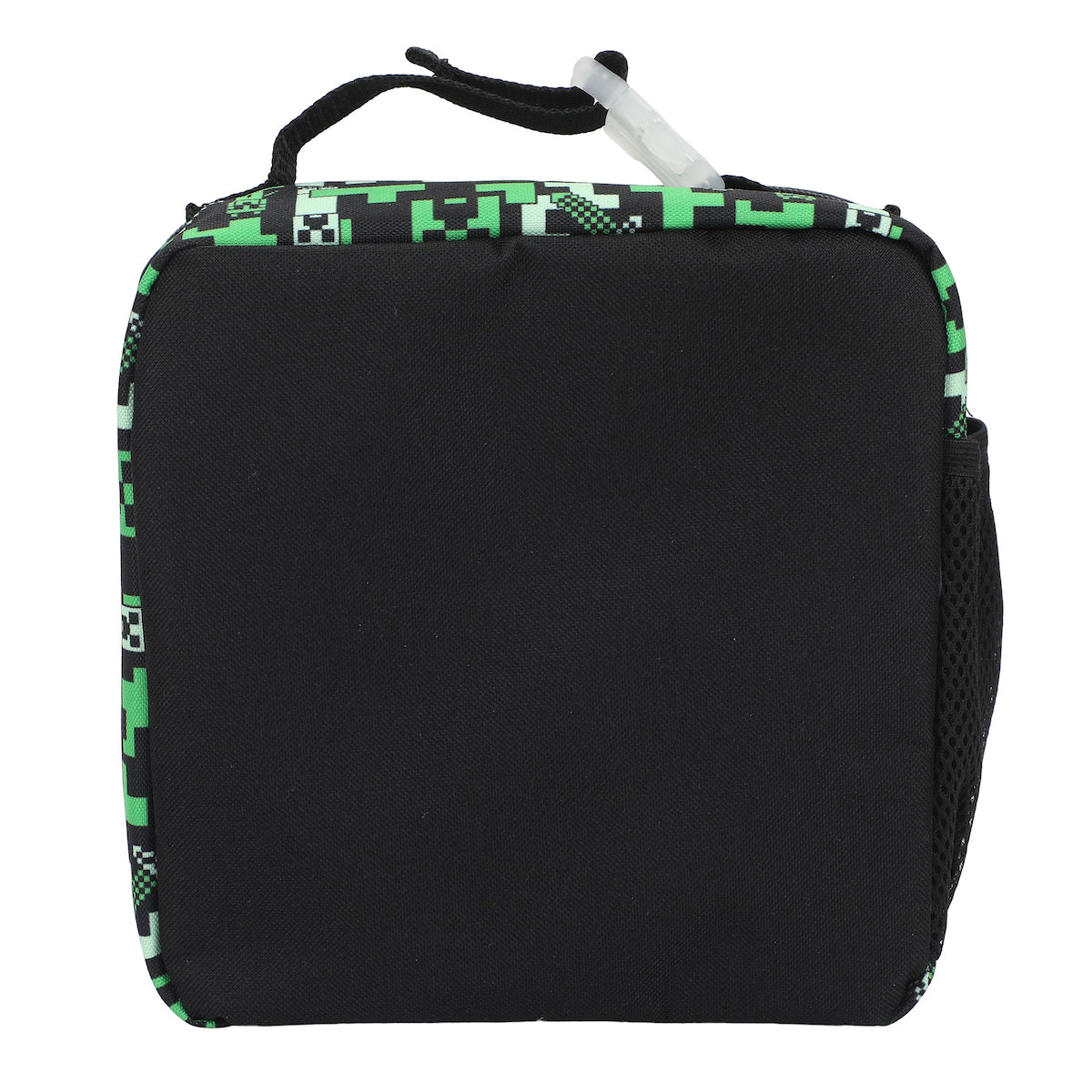 Minecraft Square Insulated Lunchbox with Mesh Side Pocket