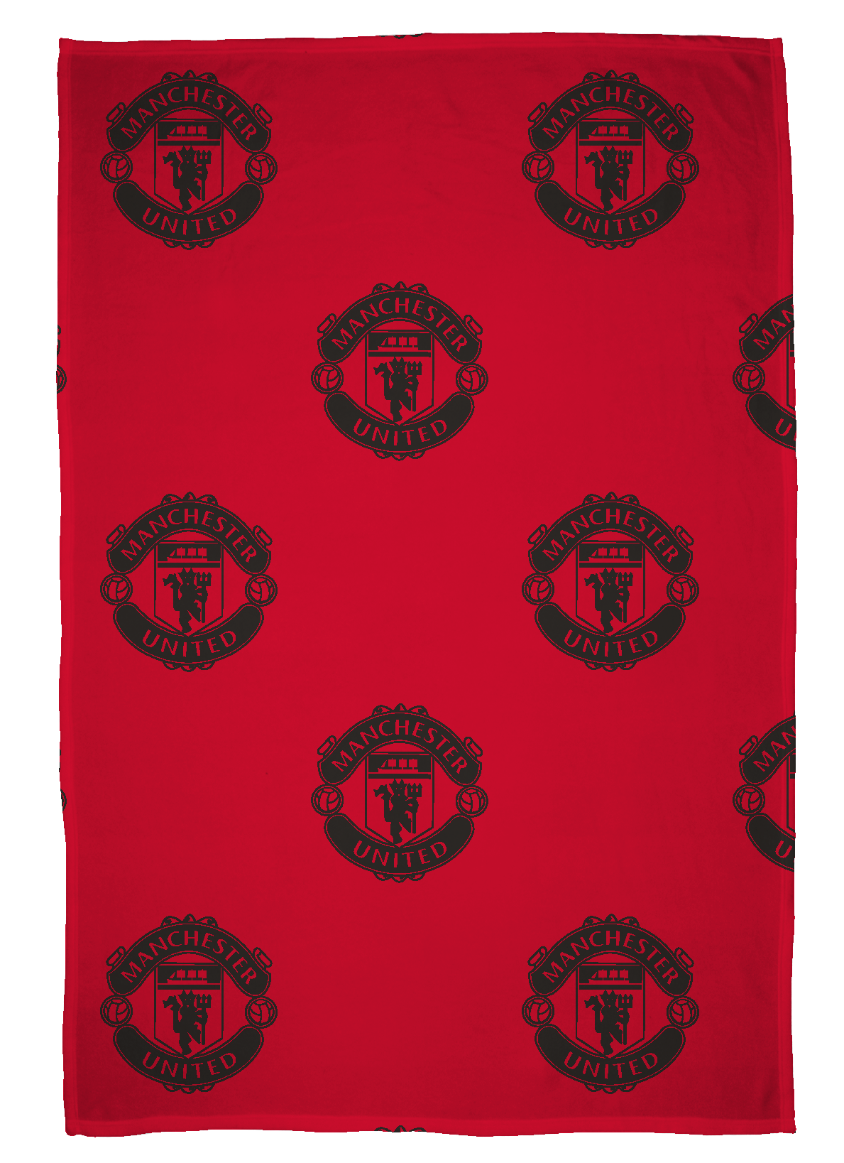 Manchester United FC Classic Adult Red Traditional Throw Blanket (64 x 64 CM)