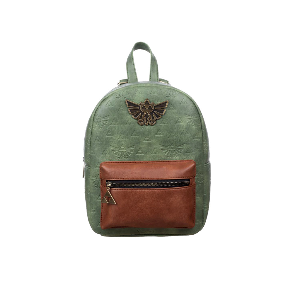 The Legend of Zelda Video Game Green and Brown Mini Backpack Accessory – Bioworld
