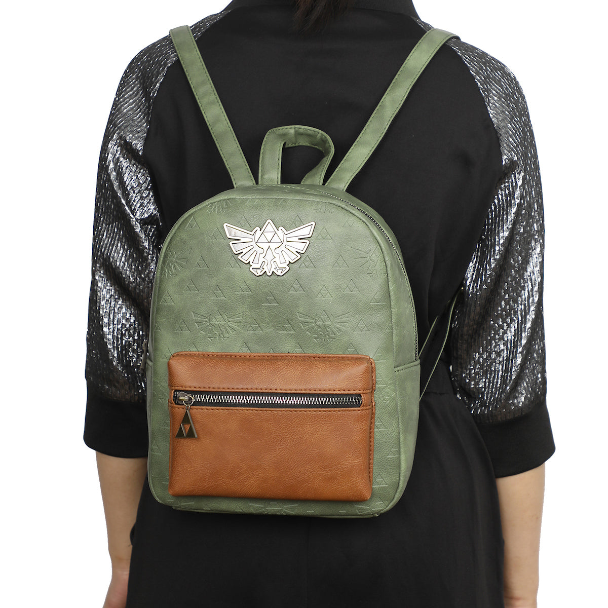 The Legend of Zelda Video Game Green and Brown Mini Backpack Accessory