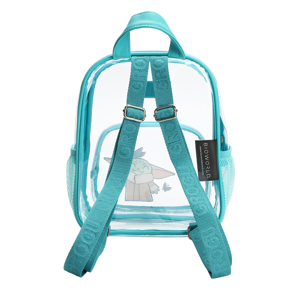 Star Wars The Mandalorian Grogu Clear 10" Adult Mini Backpack