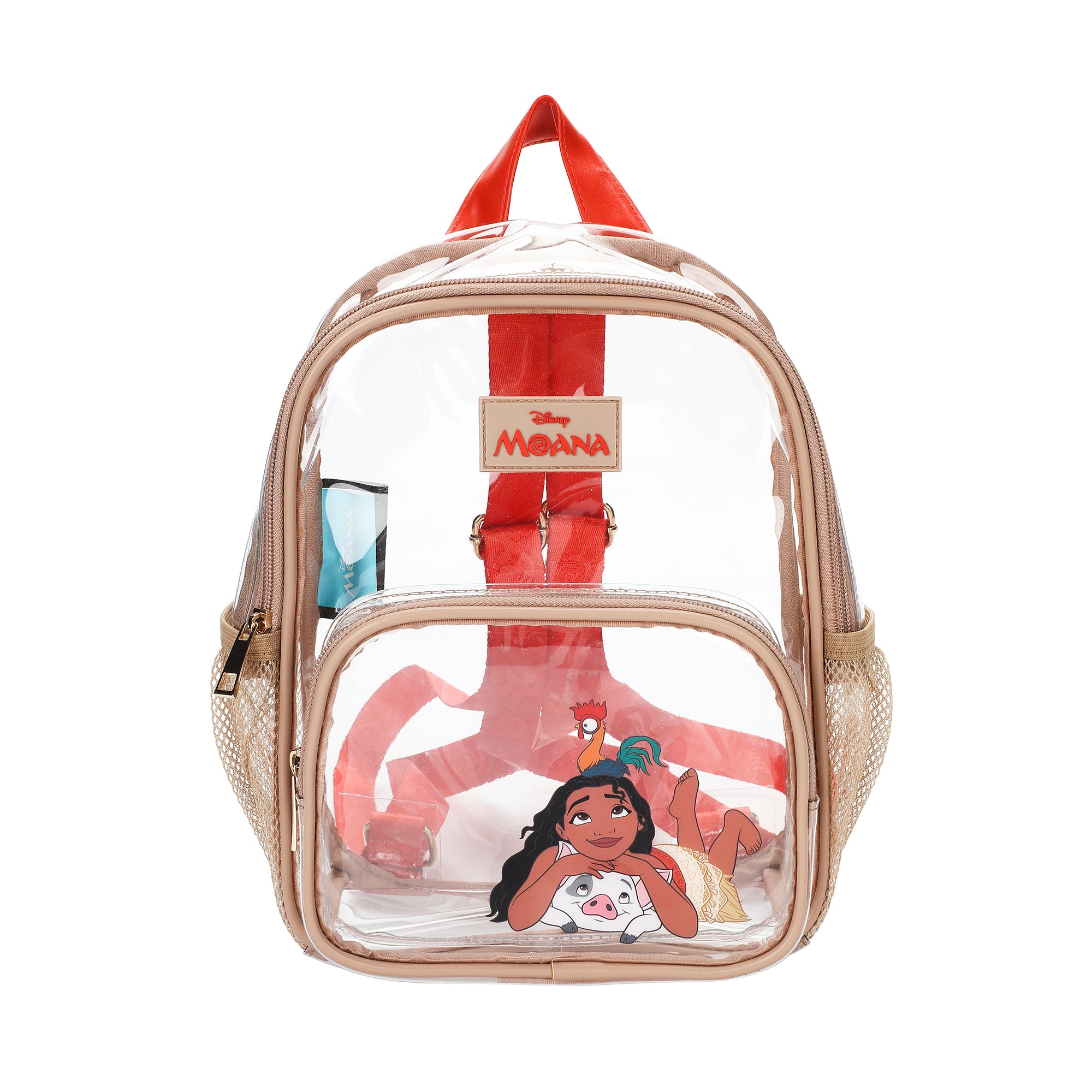 Moana Printed Adult 11" Mini Backpack with Rubber Badge