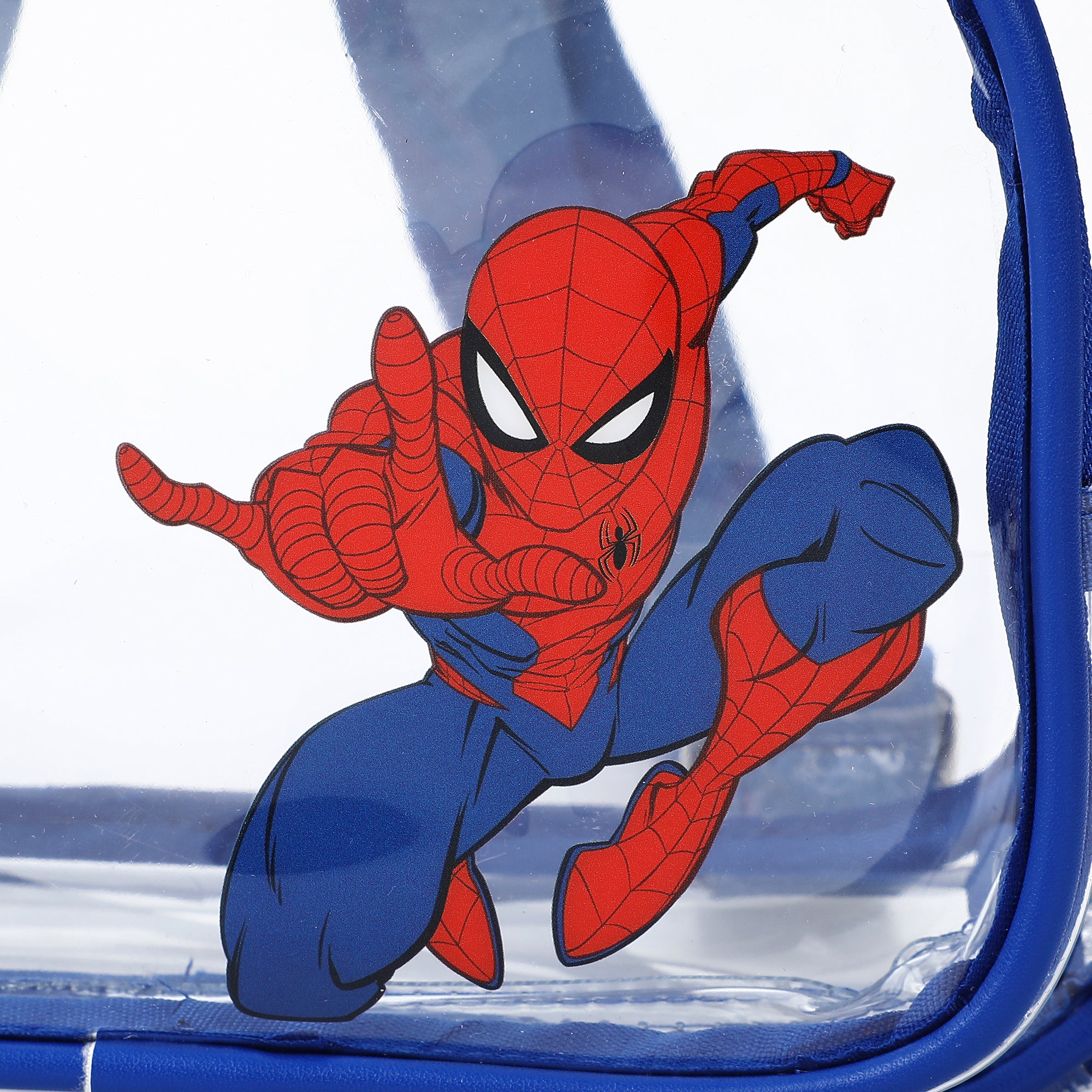 Spider-Man Classic Heroic Pose Clear 10” Adult Mini Backpack